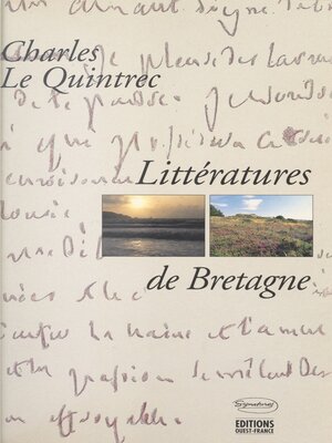 cover image of Littérature de Bretagne